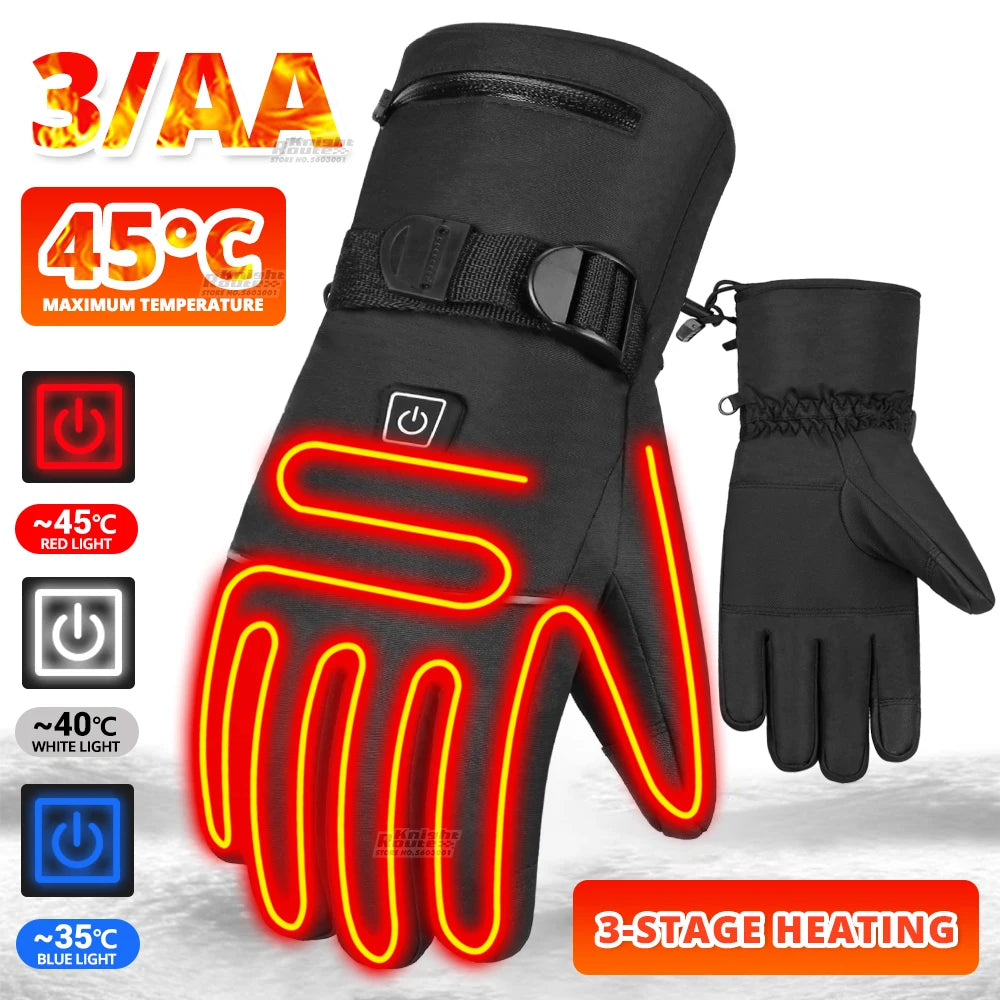 Heated Waterproof Gloves | Heated Gloves With Touchscreen